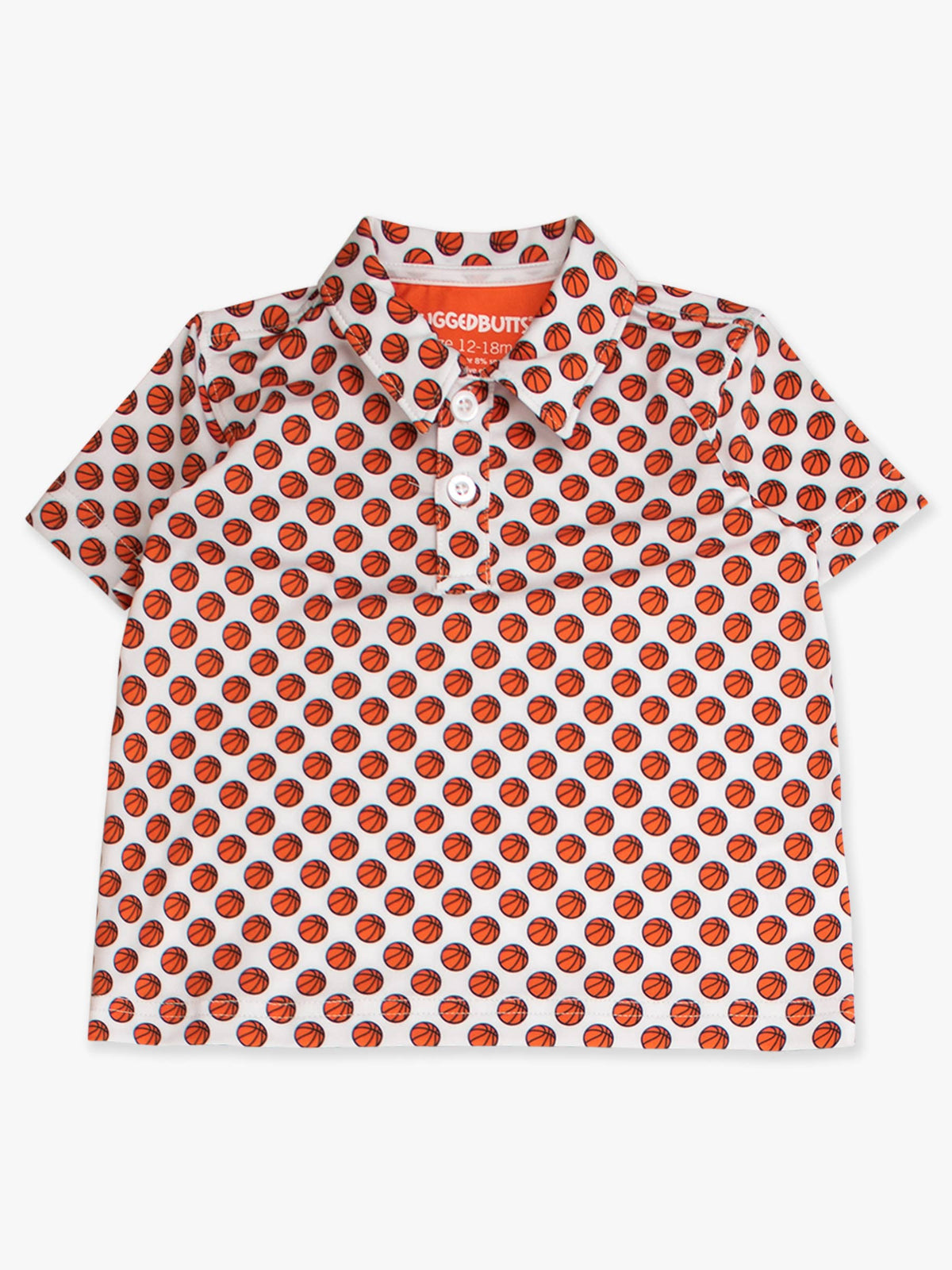 Boys Basketball Madness Knit Short Sleeve Performance Polo