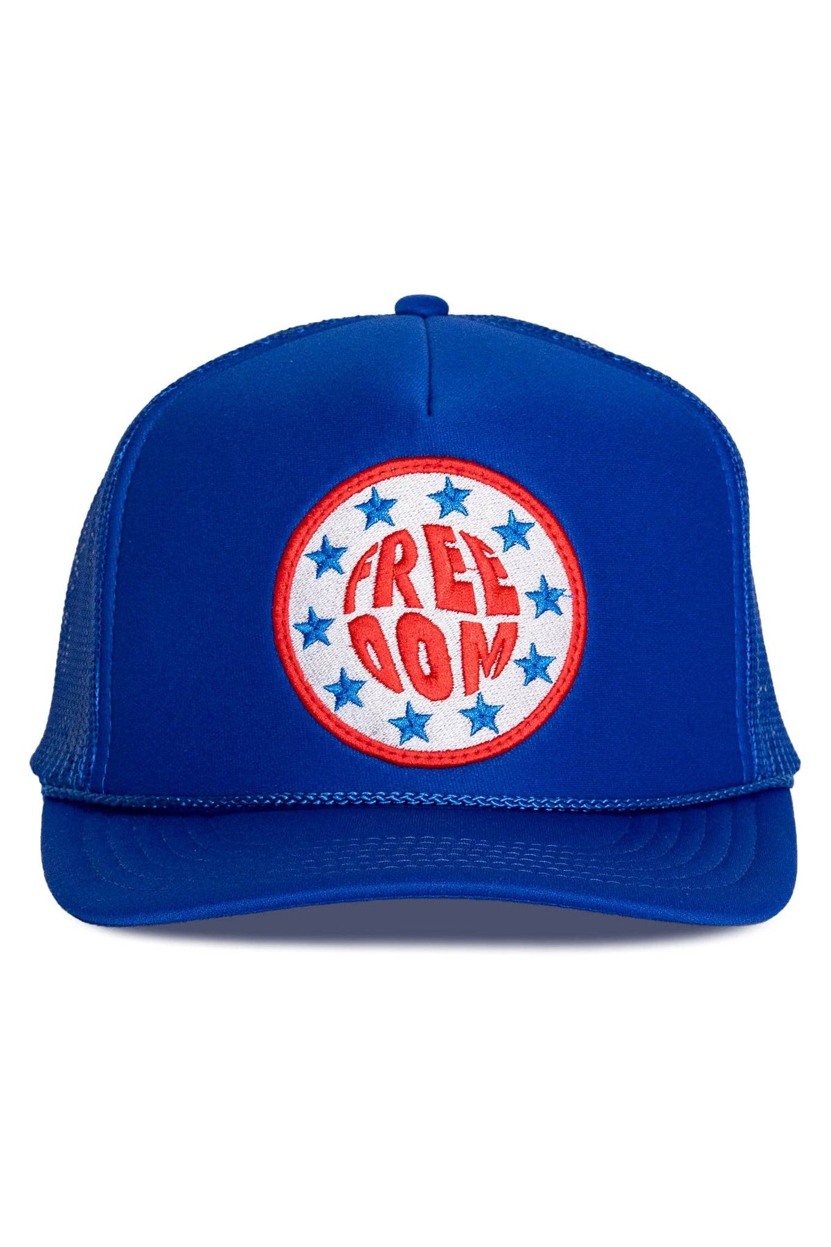 Freedom Stars Trucker Hat in Royal Blue