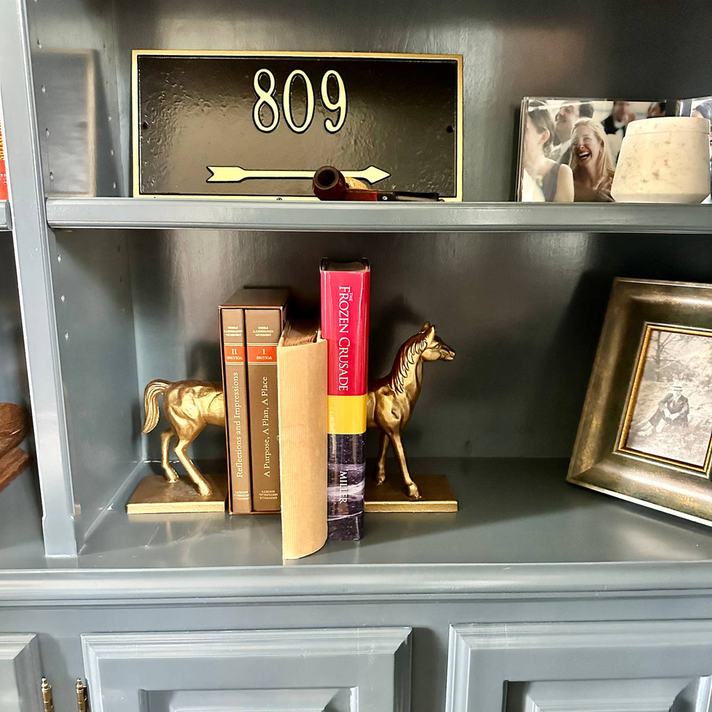 Fox Run Horse Decorative Bookend Set, 4.5" x 3.75" x 9"