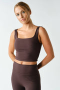 Venice Square-Neck Longline Top