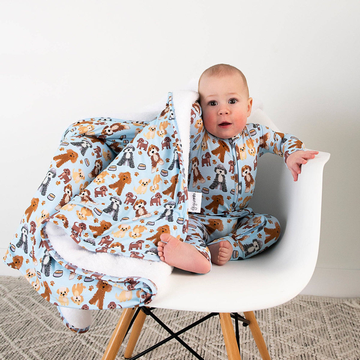Griffin Zip Bamboo Baby Doodle Sleepies Little Outfit
