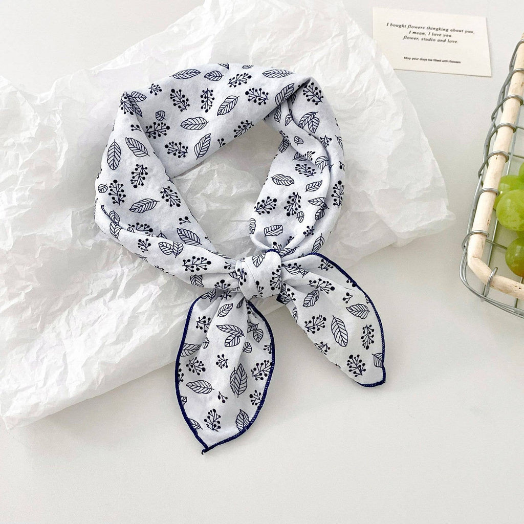 Multi-Use Retro Floral & Animal Print Square Bandana