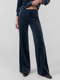 Velvet High Rise Wide Leg Pants