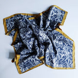 Silky Muse Satin Square Scarf - Chic Silky Scarf For Hair, Neck, Or Bag Styling