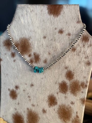 Blue Chip Turquoise & Sterling Pearl