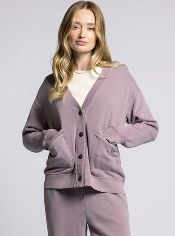 Serenity Fleece Relaxed Cardigan