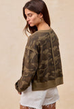 Camo Waffle Knit