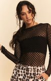 Dot Mesh Top