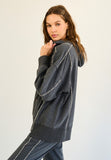 Striped Piping Pullover