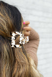 Carly Hair Claw - Cowhide // Clip