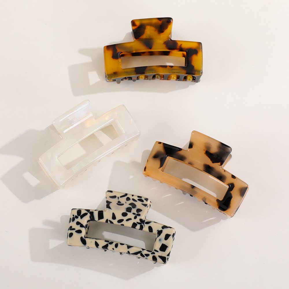 Luna Mini Core| Classic Mini Rectangle Claw Clip