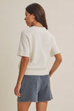 YEAR-ROUND ESSENTIAL SOFT SWEATER TOP WITH RAGLAN SLEEVES