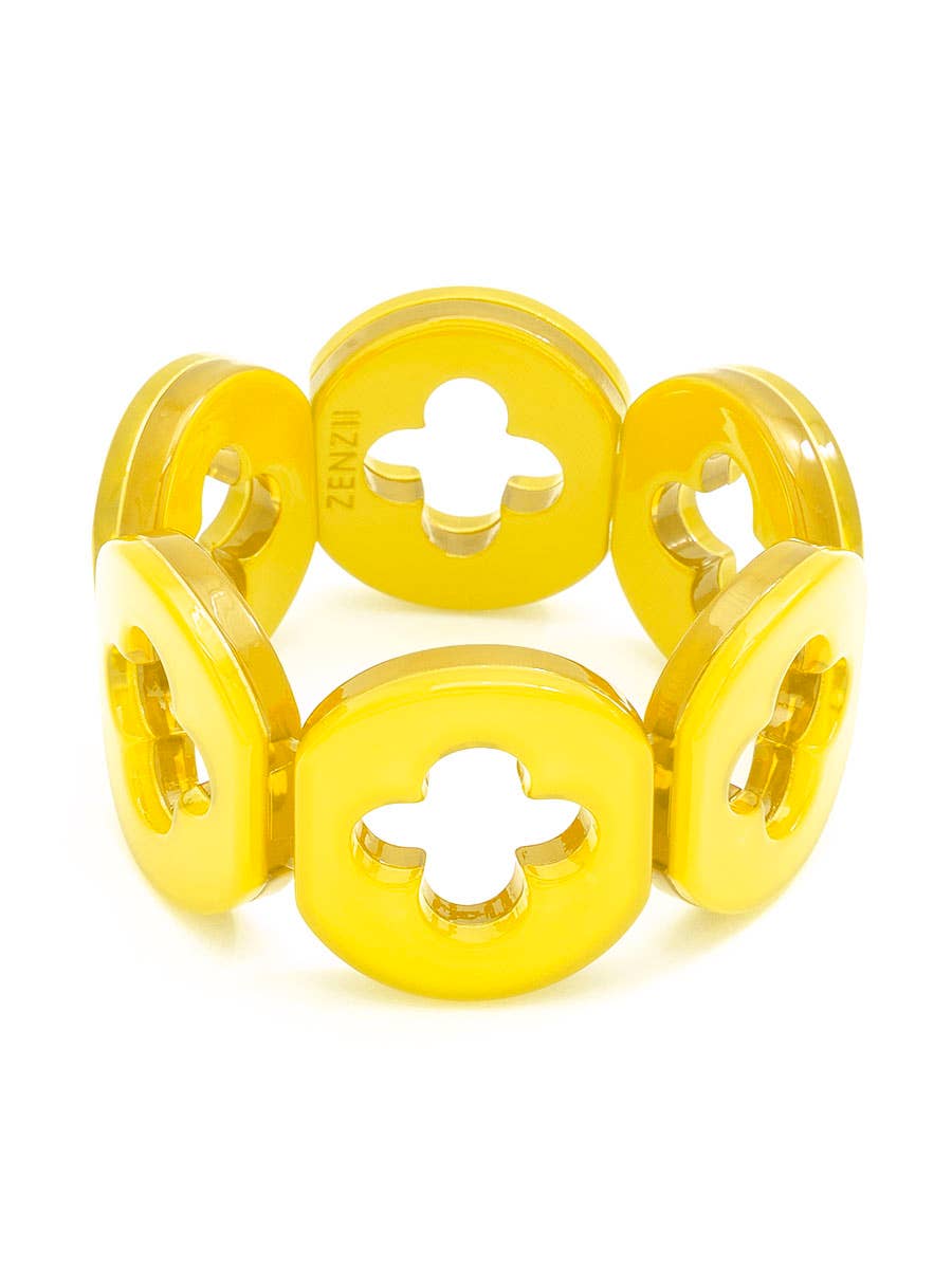 Zenzii Resin Clover Bracelet