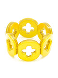 Resin Clover Bracelet