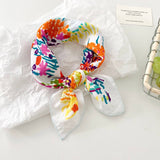 Multi-Use Retro Floral & Animal Print Square Bandana