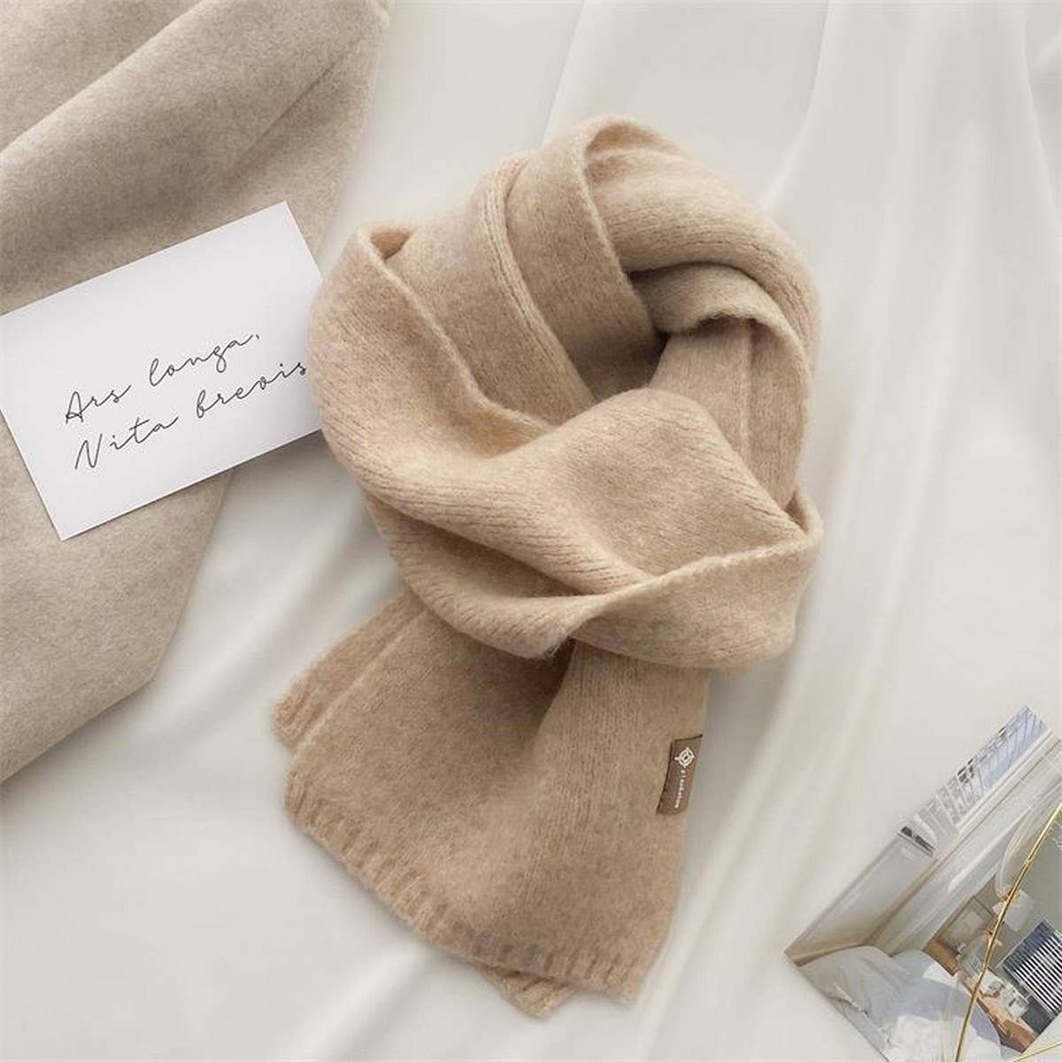 Soft Knit Neck Scarf
