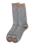 Men's Fancy Heels Luxuriously Soft Cashmere Blend Crew Sock