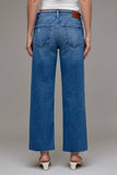 Hidden Medium Wash Stretch Low Rise Cropped Classic Straight