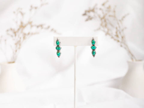 Turquoise Cluster Earring