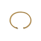 24K Gold Twisted Mini Bangle