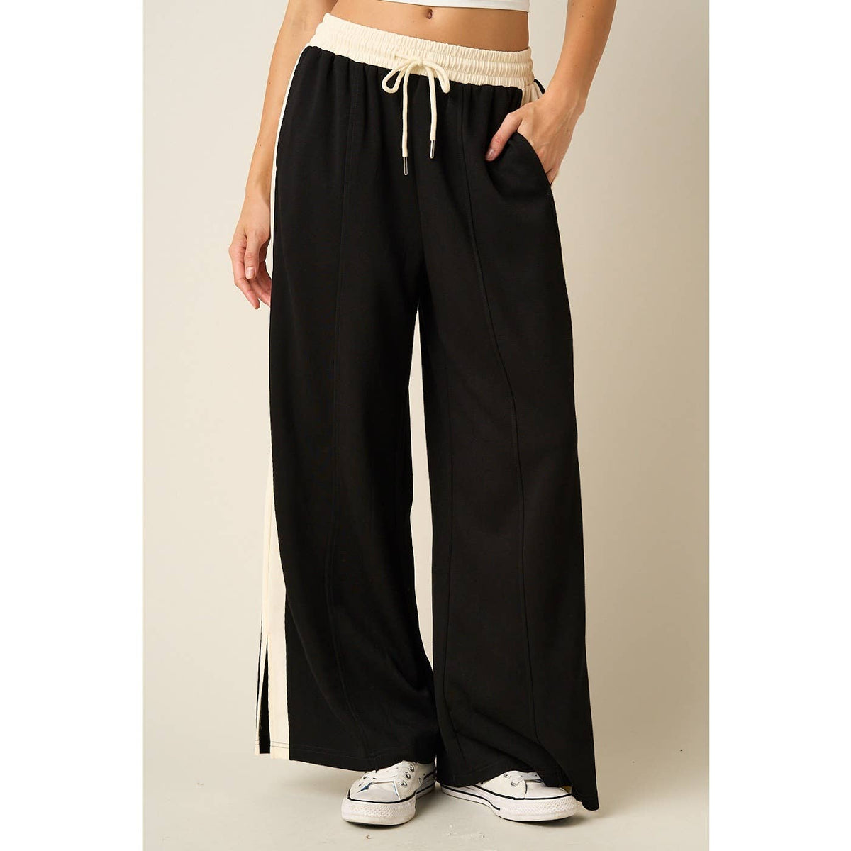 Cloud Knit Wide Leg Pants