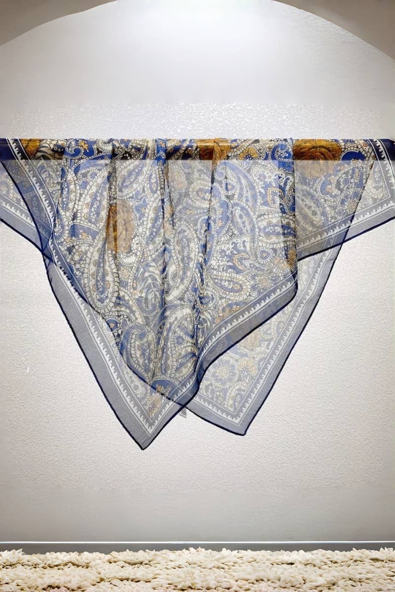 Boho-Print Bandana: Lightweight Spring & Summer Style