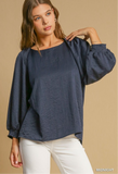 High-Low Satin Top
