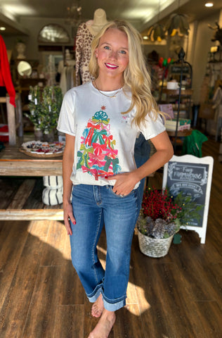 Bow Christmas Tree Tee