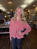 Textured Thermal Pullover