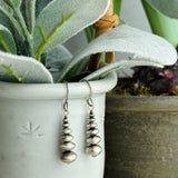 Sterling Silver Cairn Earrings 1.25”