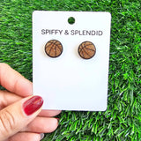 Glitter Basketball Studs // Game Day
