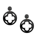 Zenzii Open Clover Drop Earring