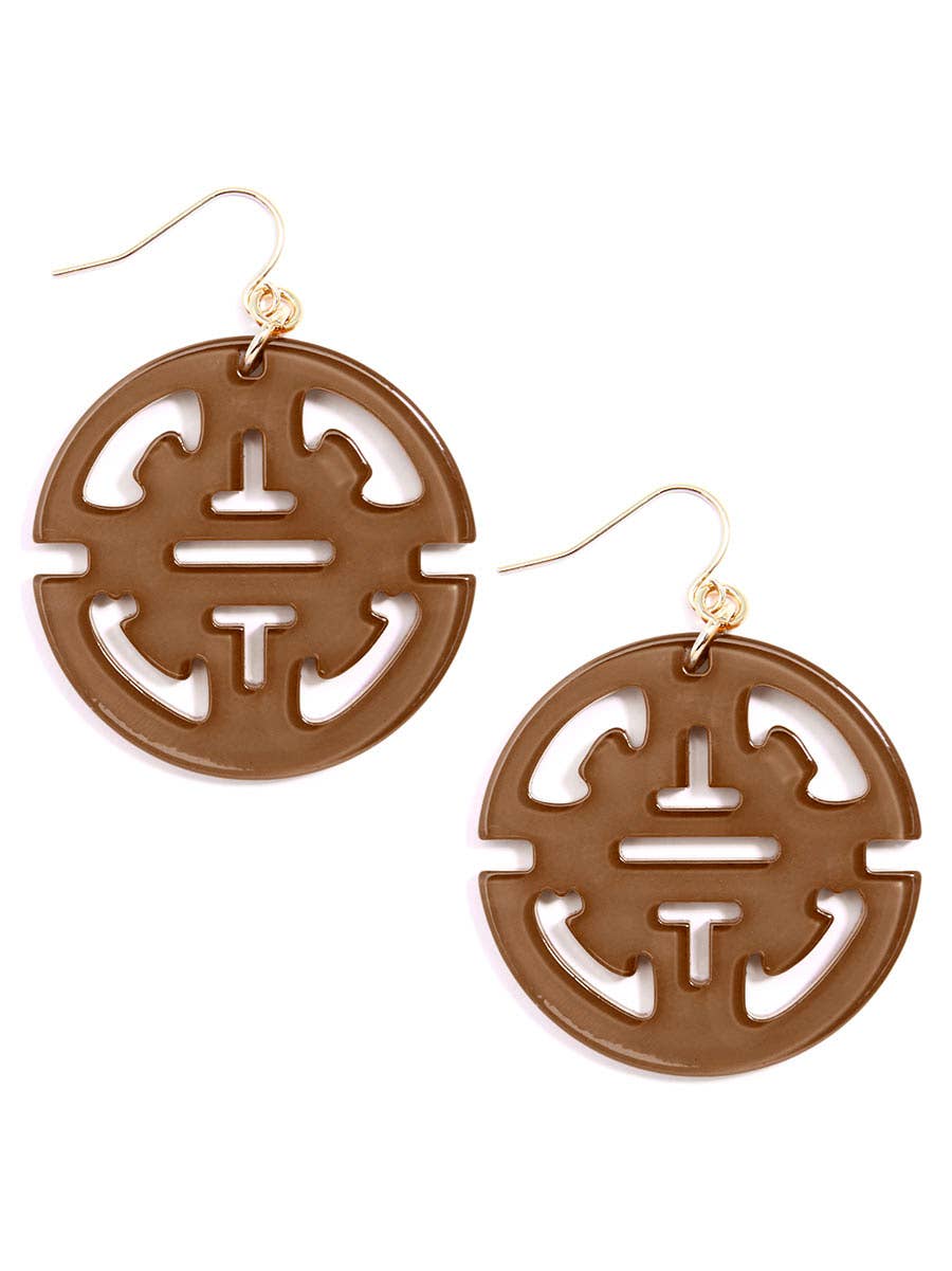 Zenzii Resin Drop Earring