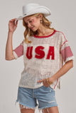 Sheer Lace USA Top