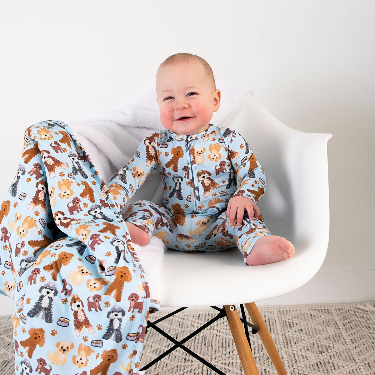 Griffin Zip Bamboo Baby Doodle Sleepies Little Outfit