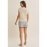 Breezy Cotton Open Knit Vest