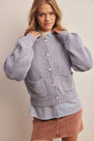 Bouclé Pocket Cardigan
