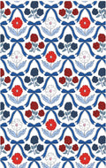 Bluebell Bows: Double-Sided Hand Towel