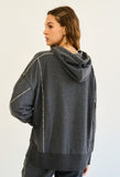 Striped Piping Pullover