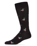 Mallard Most Fowl Bamboo Blend Men's Crew Socks