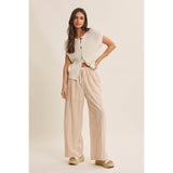 Breezy Cotton Open Knit Vest