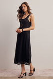 Floral Lace Midi Slip Dress