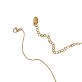 18K Gold Dainty Diamond Cross Pendant Necklace