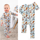 Griffin Zip Bamboo Baby Doodle Sleepies Little Outfit