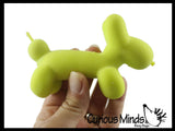1 Scented Balloon Dog Crunchy Sand Filled Stress Ball