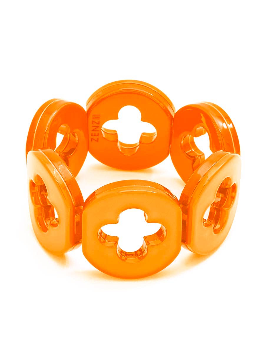 Zenzii Resin Clover Bracelet