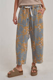 Mid Rise Floral Jean