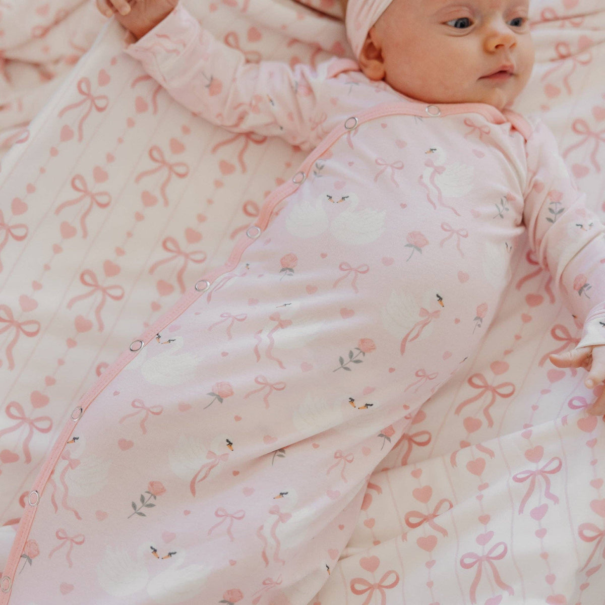 Newborn Knotted Gown - Adelia