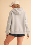 Hoodie with Lace Detail