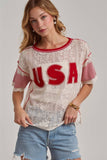 Sheer Lace USA Top